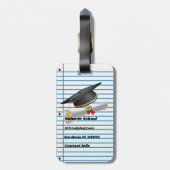 Uni-Grenze Gepäckanhänger (Rückseite vertikal)