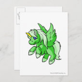 Uni Grün Postkarte (Vorne/Hinten)