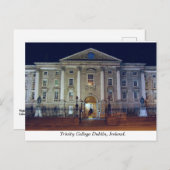 Uni Grüner Eingang Trinity Uni Dublin Postkarte (Vorne/Hinten)