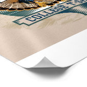 Uni: Hawk-Logo Poster (Ecke)