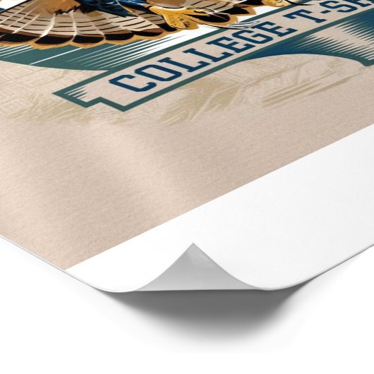 Uni: Hawk-Logo Poster (Ecke)