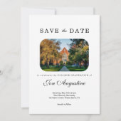 Uni High School Abschluss Save the Date Karte (Vorderseite)