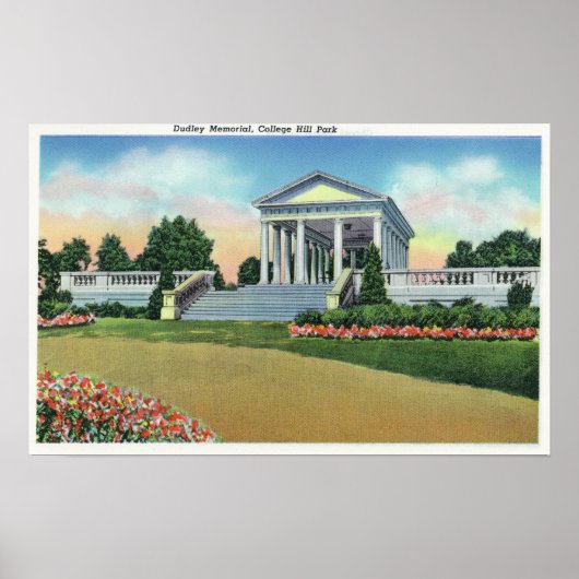 Uni Hill Park View of Dudley Memorial Poster (Vorne)