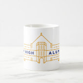 Uni hohe Schüler Kaffeetasse (Mittel)