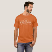 Uni hohe Schüler - Orange T-Shirt (Vorne ganz)