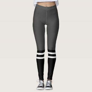 Uni-hohe Socken Leggings