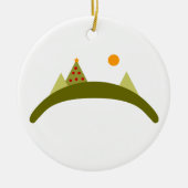 Uni-Hügel Keramikornament (Vorne)