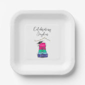 Uni im Abschluss Pappteller (Vorderseite)