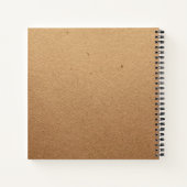 Uni Inspiriert Doodles Funny Girl Personalisiert Notizblock (Rückseite)