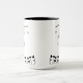 Uni Inspiriert Kaffee Funny Girly Individuelle Nam Tasse (Zentrum)