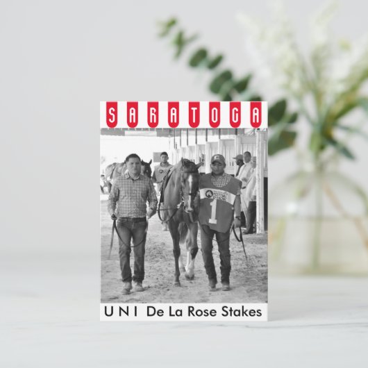 Uni, Jorge Abreu & Shug McGaughey Postkarte (Stehend Vorderseite)