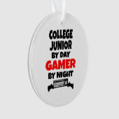 Uni Junior by Day Gamer by Night Ornament (Vorderseite)