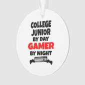 Uni Junior by Day Gamer by Night Ornament (Vorderseite)