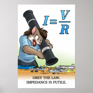 Uni-Katastrophe - Plakat - das Gesetz des Ohms