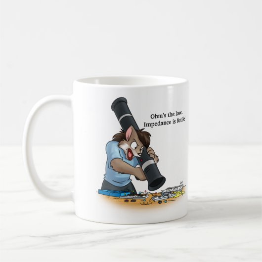 Uni-Katastrophe - Tasse - das Gesetz des Ohms (Links)