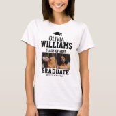 Uni-Klasse 2025 Graduate Name T-Shirt (Vorderseite)