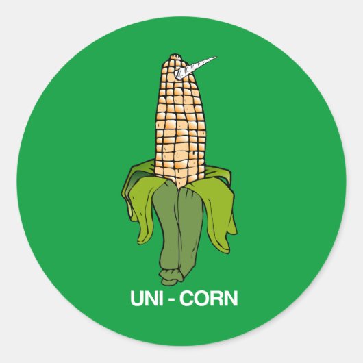 UNI KORNOHR RUNDER AUFKLEBER (Vorderseite)