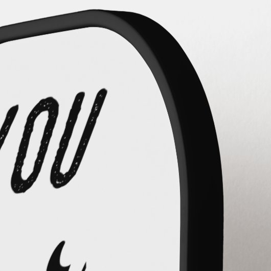 Uni Lehrerin im Alter Pickleball Schläger (Linke Seite)