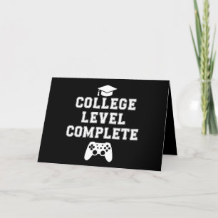 Uni-Level Vollständiges Abschluss-Gamer-Gaming Dankeskarte