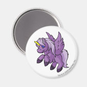 Uni Lila Magnet (Vorderseite/Rückseite)