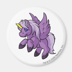 Uni lila magnet