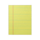 Uni Lined Writing 40 Sheets 8,5 x 11 Notizblock (Rotiert)