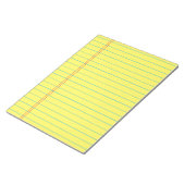 Uni Lined Writing 40 Sheets 8,5 x 11 Notizblock (angewinkelt)