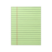 Uni Lined Writing 40 Sheets 8,5 x 11 Notizblock (Rotiert)