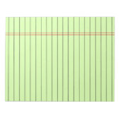 Uni Lined Writing 40 Sheets 8,5 x 11 Notizblock (Vorderseite)