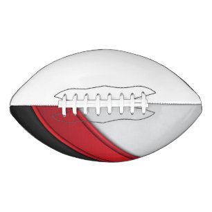 Uni Mannschaftsfarben Rot/Schwarz/Grau/Weiß Football