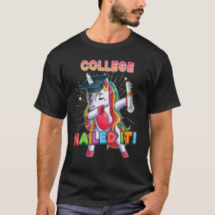 Uni nannte es letzten Schultag Unicorn Dabbi T-Shirt