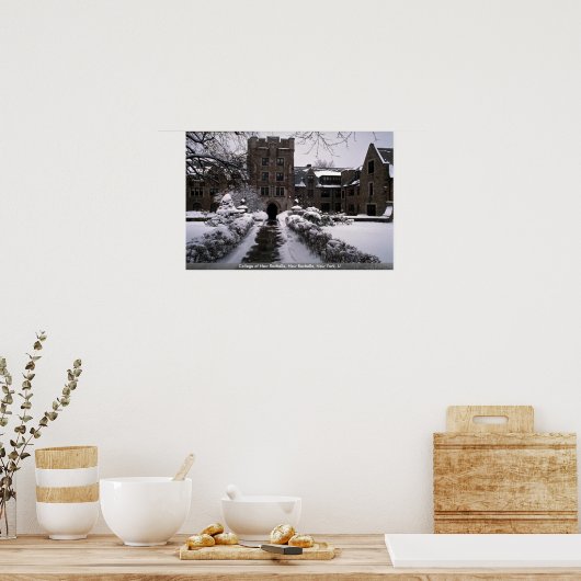 Uni New Rochelle, New Rochelle, New York, U Poster (Küche)