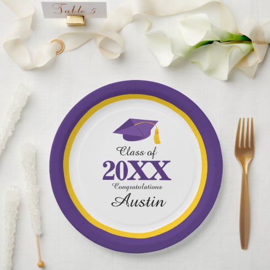 Uni oder Abschluss in der Hochschule Pappteller (Hochzeit)