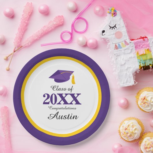 Uni oder Abschluss in der Hochschule Pappteller (Party)