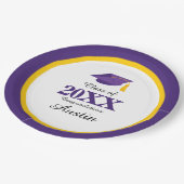 Uni oder Abschluss in der Hochschule Pappteller (Schrägansicht)