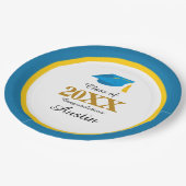 Uni oder Abschluss in der Hochschule Pappteller (Schrägansicht)