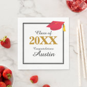 Uni oder Abschluss in der Hochschule Serviette (Beispiel)