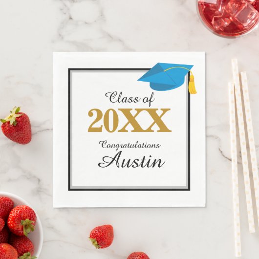 Uni oder Abschluss in der Hochschule Serviette (Beispiel)