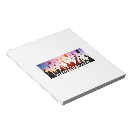 Uni- oder Gymnasium-Diplome NEU Notizblock (angewinkelt)