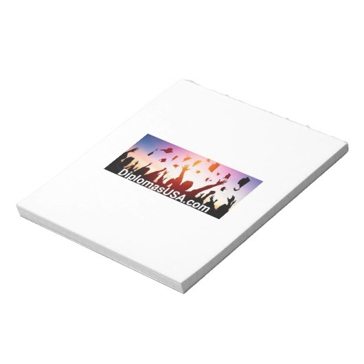 Uni- oder Gymnasium-Diplome NEU Notizblock (Rotiert)