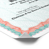 Uni oder Hochschuldiplom Postfach Poster (Ecke)