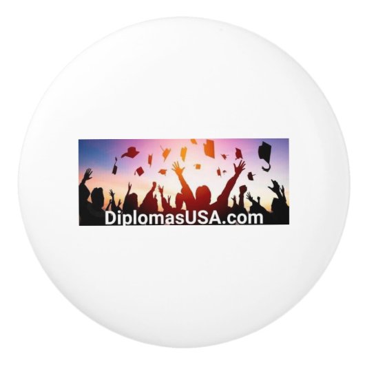 Uni- oder Hochschuldiplome Neu Keramikknauf (Vorderseite)