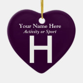 Uni oder hohe Schulabbrecherquote Keramik Ornament (Vorne)