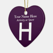 Uni oder hohe Schulabbrecherquote Keramik Ornament (Links)