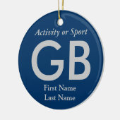 Uni oder hohe Schulabbrecherquote Keramikornament (Links)