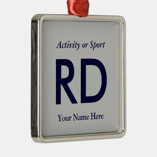 Uni oder hohe Schulabbrecherquote Silbernes Ornament (Rechts)