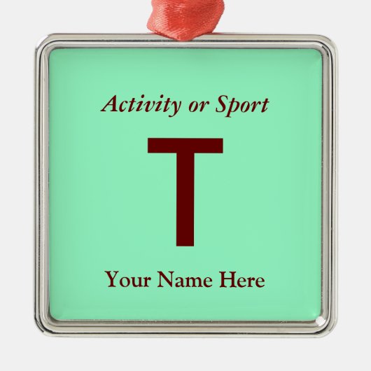 Uni oder hohe Schulabbrecherquote Silbernes Ornament (Vorne)