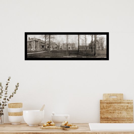 Uni Ohio Foto 1914 Poster (Küche)