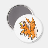 Uni Orange Magnet (Vorderseite/Rückseite)