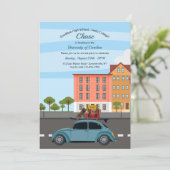 Uni Party Einladung (Stehend Vorderseite)